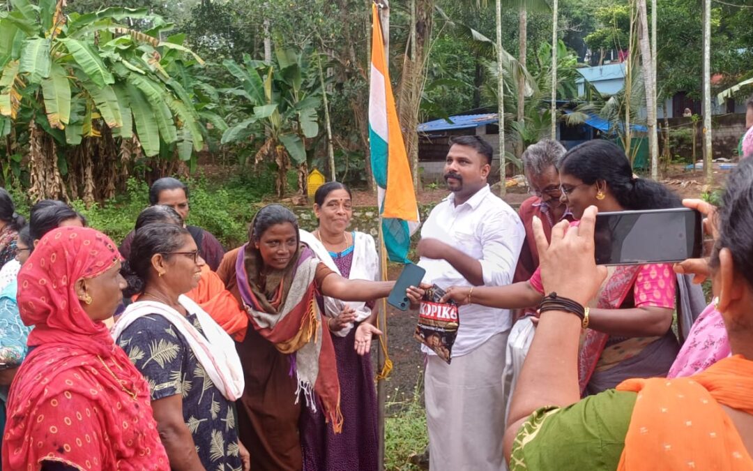 തൊഴിൽ ഉറപ്പു തൊഴിലാളികൾ സ്വതന്ത്ര ദിനം ആഘോഷിച്ചു