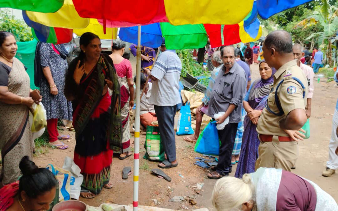 ചെമ്പകമംഗലത്തെ ചന്ത അടച്ചു