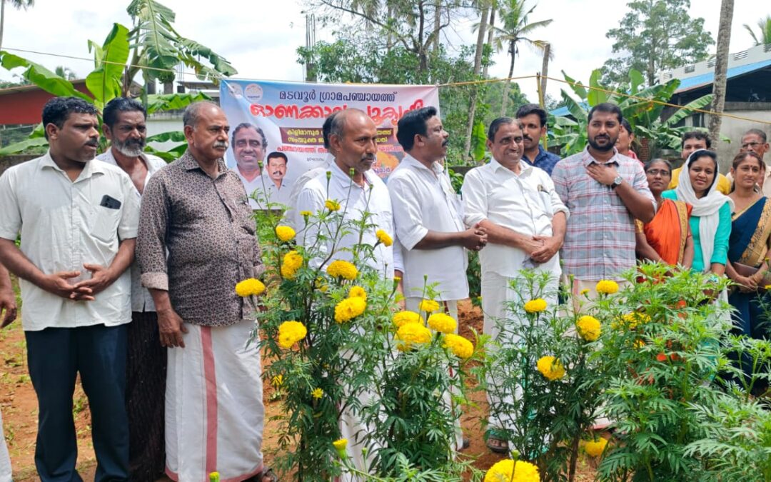 ‘ഓണക്കാല പൂകൃഷി’ പദ്ധതിയുടെ പഞ്ചായത്ത് തല വിളവെടുപ്പ് ഉദ്ഘാടനം നടന്നു