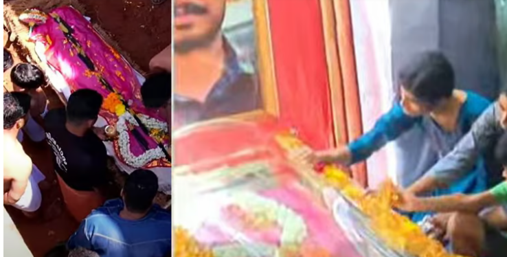 അന്ത്യചുബനം നല്‍കി അമ്മയും ഭാര്യയും;  കേരളത്തിന്റെ നൊമ്പരമായി അര്‍ജുന്‍