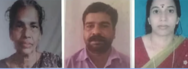 വീടിന് തീപിടിച്ച് ഒരു കുടുംബത്തിലെ മൂന്നുപേര്‍ മരിച്ചു