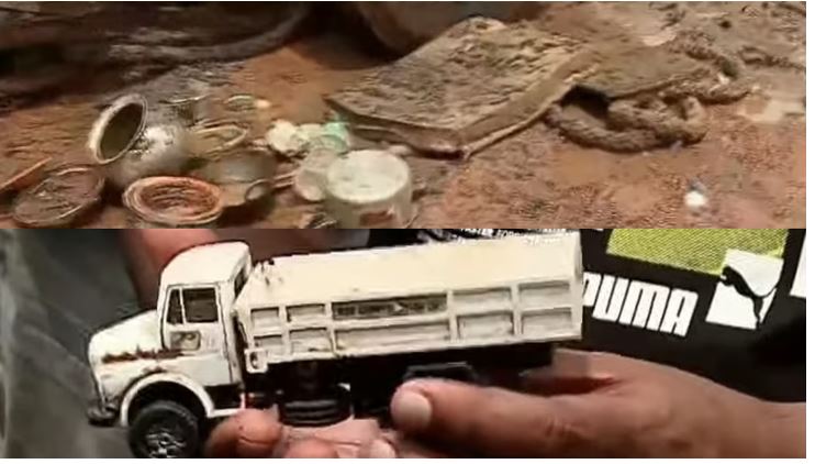 അർജുന്റെ ലോറിയിൽ മകന്റെ കുഞ്ഞുകളിപ്പാട്ടവും; ‍‍ഫോണും വാച്ചും പാത്രങ്ങളും……