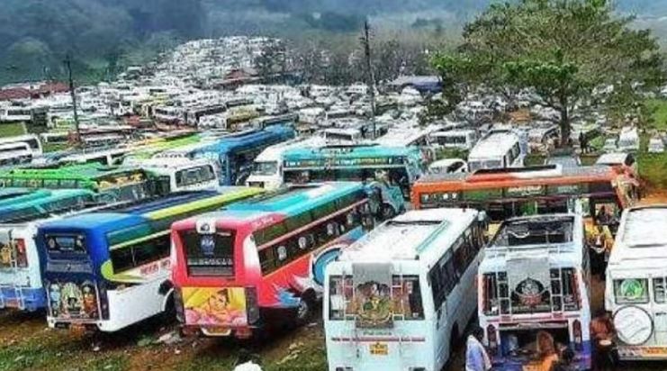 നിലയ്ക്കലില്‍ പാര്‍ക്കിങ് ഫീസ് പിരിക്കുന്നത് ഫാസ്ടാഗിലൂടെ; ഇല്ലെങ്കില്‍ 25 ശതമാനം അധികം തുക