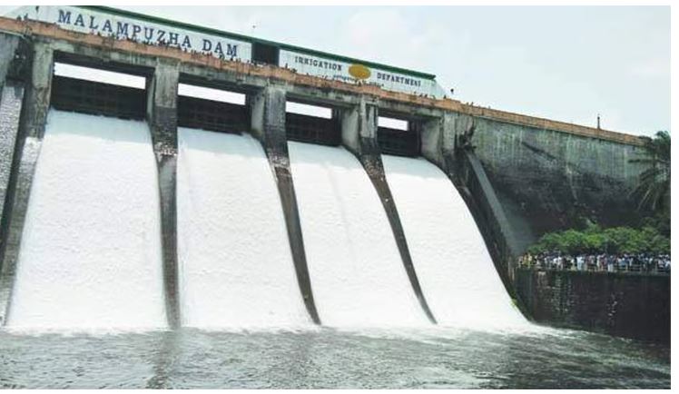 മലമ്പുഴ ഡാമിന്റെ സ്പിൽവേ ഷട്ടറുകൾ ഇന്ന് തുറക്കും
