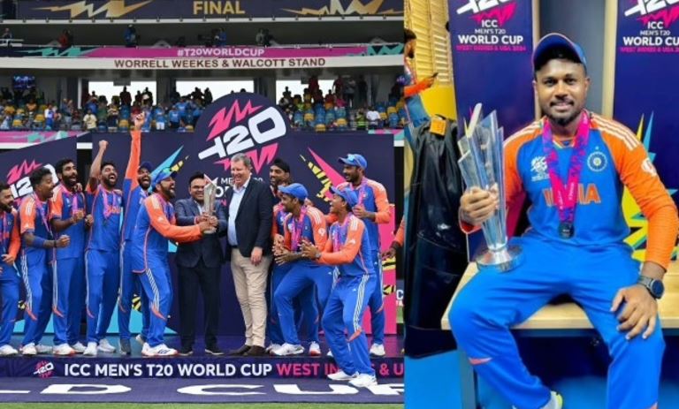 2024 ഇന്ത്യയുടെ ഭാഗ്യവർഷം; ലോകകപ്പ് ഉൾപ്പെടെ 24 ജയം: കോലിയെ പിന്തള്ളി സഞ്ജു ഒന്നാമൻ