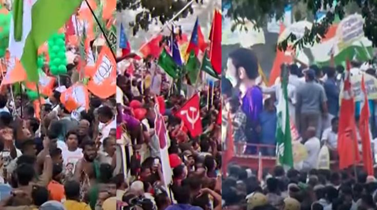 പാലക്കാട് ആവേശ കൊടുങ്കാറ്റ്, പരസ്യപ്രചാരണത്തിന് കൊട്ടിക്കലാശം