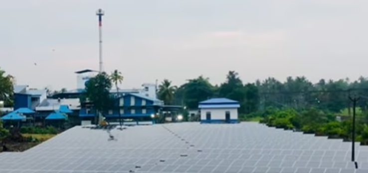 ഇന്ത്യയിലെ ആദ്യ സമ്പൂര്‍ണ സൗരോര്‍ജ ഡയറിയായി എറണാകുളം മില്‍മ