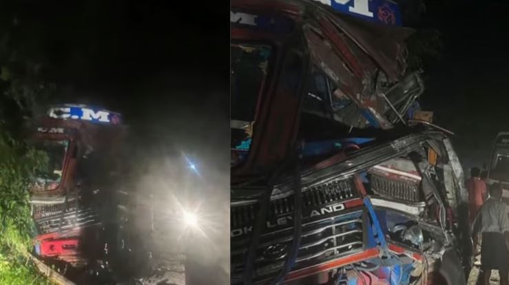 ശബരിമല തീർഥാടകരുടെ ബസ് ലോറിയുമായി കൂട്ടിയിടിച്ച് താഴ്ചയിലേക്ക് മറിഞ്ഞു; ഒരാൾ മരിച്ചു, 30 ഓളം പേർക്ക് പരിക്ക്