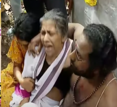 വിശുദ്ധ ‘കല്ലറ’ പൊളിക്കാന്‍ അനുവദിക്കില്ലെന്ന് കുടുംബം; സമാധിക്ക് മുന്നില്‍ കിടന്ന് പ്രതിഷേധം, നാടകീയരംഗങ്ങള്‍