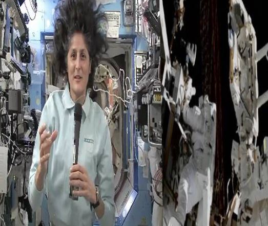 ബഹിരാകാശത്ത് ആറര മണിക്കൂർ നടന്ന് സുനിത വില്യംസ്