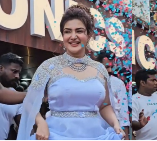 വിവാദങ്ങളെ തുടർന്നുള്ള ആദ്യ ഉദ്ഘാടന പരിപാടിക്ക് എത്തി ഹണി റോസ്