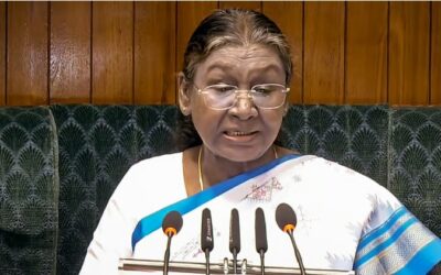 മോദി സര്‍ക്കാരിന്റെ നേട്ടങ്ങള്‍ എണ്ണിപ്പറഞ്ഞ് രാഷ്ട്രപതി ദ്രൗപദി മുര്‍മു; ബജറ്റ്‌ സമ്മേളനത്തിന് തുടക്കം