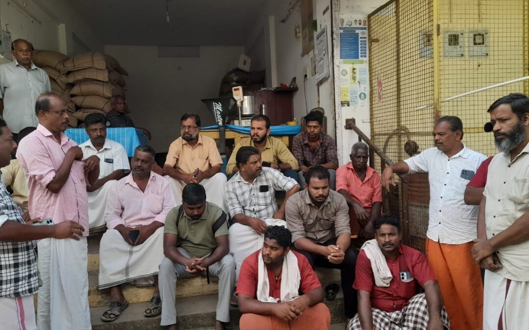 ആറ്റിങ്ങൽ ഈസ്റ്റ് മണ്ഡലം കോൺഗ്രസ് കമ്മിറ്റിയുടെ നേതൃത്വത്തിൽ മാമം റേഷൻ കടയ്ക്ക് മുന്നിൽ പ്രതിഷേധം നടത്തി