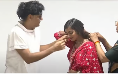സ്റ്റൈലിഷ് ലുക്കില്‍ അടിമുടി മാറി മൊണാലിസ കേരളത്തില്‍, വാലന്റൈന്‍ സമ്മാനമായി മാലയണിച്ച് ബോച്ചെ