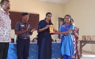 ആറ്റിങ്ങൽ ഗവ. ഗേൾസ് ഹയർ സെക്കഡറി സ്കൂളിലെ രാജ്യപുരസ്കാർ വിജയികൾക്ക് അവാർഡുകൾ നൽകി