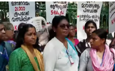‘ദയവ് ചെയ്ത് ഞങ്ങളെ ഇനിയും പറഞ്ഞു പറ്റിക്കരുത്, വിങ്ങിപ്പൊട്ടി ആശ വര്‍ക്കര്‍മാര്‍’ ആരോഗ്യ മന്ത്രിയുമായി വീണ്ടും ചര്‍ച്ച