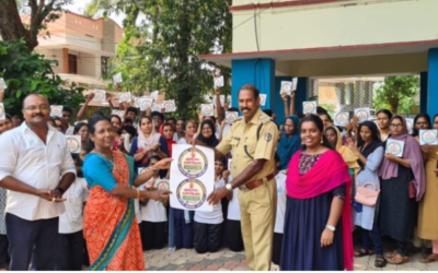 ലഹരിക്കെതിരെ വക്കത്തെ കുട്ടി പോലീസും കടയ്ക്കാവൂർ പോലീസ് സ്റ്റേഷനും