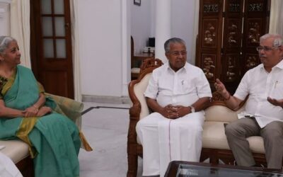 മുഖ്യമന്ത്രി കേന്ദ്രമന്ത്രി നിര്മ്മല സീതാരാമനുമായി കൂടിക്കാഴ്ച നടത്തി