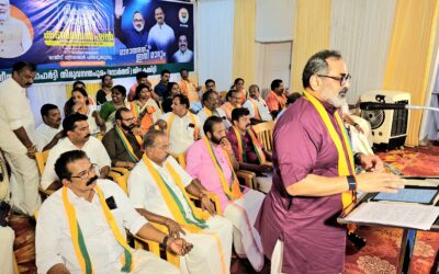 എല്ലാവർക്കുമൊപ്പം എല്ലാവർക്കും വേണ്ടി അതിലൂടെ വികസിത കേരളം അതാണ് ബിജെപിയുടെ ലക്ഷ്യമെന്ന് ബിജെപി സംസ്ഥാന അധ്യക്ഷൻ രാജീവ് ചന്ദ്രശേഖർ