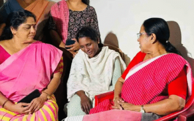 ‘സര്‍ക്കാര്‍ നടപടി തൃപ്തികരം’; ബിന്ദുവിനെ വീട്ടിലെത്തി കണ്ട് കെ കെ ശൈലജ