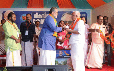 ഉമ്മന്‍ചാണ്ടിയുടെ പ്രൈവറ്റ് സെക്രട്ടറിയായിരുന്ന എന്‍ ബി രാജഗോപാല്‍ ബിജെപിയില്‍