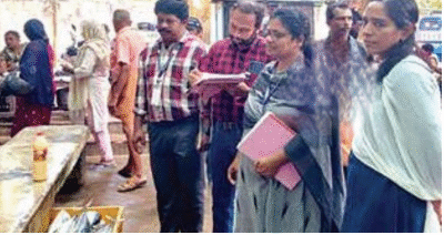 വർക്കലയിലെ വിവിധ മത്സ്യച്ചന്തകളിൽ 79 കിലോ പഴകിയ മത്സ്യം പിടിച്ചെടുത്തു