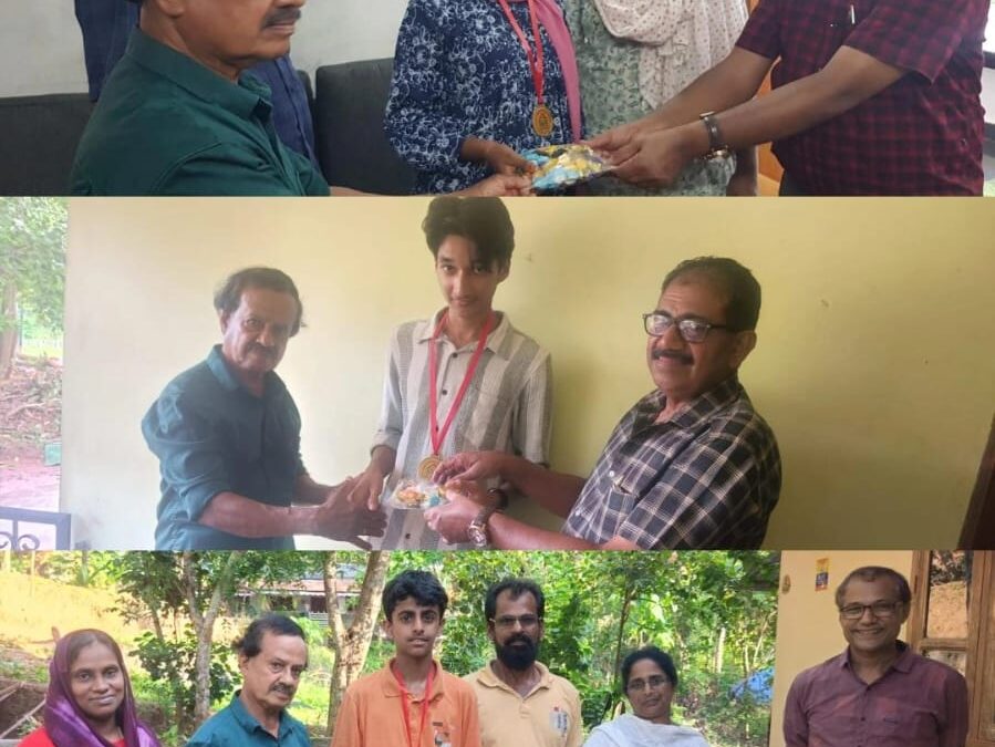 എസ്. എസ്. എൽ. സി പരീക്ഷയിൽ ഫുൾ എ പ്ലസ് നേടിയ വിദ്യാർത്ഥികൾക്ക് സൗഹൃദ റെസിഡൻസ് അസോസിയേഷന്റെ ആദരവ്