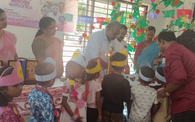 കുടവൂർക്കോണം ഗവണ്മെന്റ് ഹൈസ്കൂളിലെ പ്രവേശനോത്സവം വർണാഭമായി