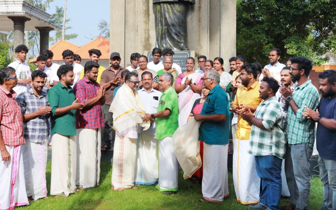 സിപിഎം ജില്ലാ സെക്രട്ടറിയേറ്റ് അംഗം ഐ ബി സതീഷിന് കായിക്കരയിൽ സ്വീകരണം നൽകി