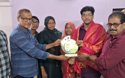 നീറ്റ് പരീക്ഷയിൽ 788 ആം റാങ്ക് നേടിയ മുഷ്താക്കിനു സൗഹൃദയുടെ ആദരവ്