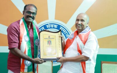 എൻ. സാബുവിന് ഭാരത്‌ സേവ പുരസ്കാരം