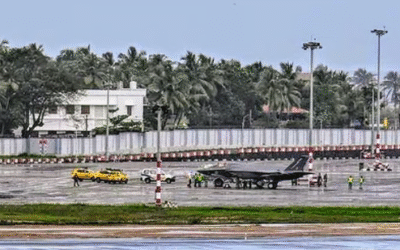 ബ്രിട്ടീഷ് യുദ്ധവിമാനം 22ന് മടങ്ങിയേക്കും; പാര്‍ക്കിങ്ങ് ഫീ ഇനത്തില്‍ കോളടിച്ച് തിരുവനന്തപുരം വിമാനത്താവളം