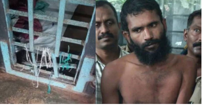 രണ്ട് ഇരുമ്പ് കമ്പികൾ മുറിച്ചുമാറ്റി, അറിയാതിരിക്കാൻ നൂലുകൾ കെട്ടി; ഗോവിന്ദച്ചാമി കിടന്ന സെല്ലിന്റെ ചിത്രം പുറത്ത്