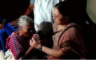‘കുടുംബത്തിന്റെ ദു:ഖം എന്റേതും, സര്‍ക്കാര്‍ ഒപ്പമുണ്ട്’; ബിന്ദുവിന്റെ വീട്ടിലെത്തി ആരോഗ്യമന്ത്രി