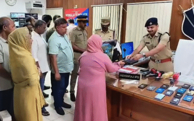 നഷ്ടപ്പെട്ട ഫോണുകള്‍ തേടിപ്പിടിച്ച് കേരള പൊലീസ്