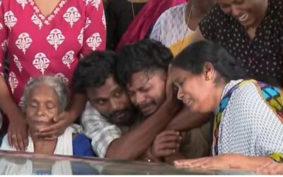 ‘അമ്മാ…. ഇട്ടേച്ച് പോകല്ലാമ്മാ…’ അലമുറയിട്ട് നവനീത്, കണ്ണീർവാർത്ത് കുടുംബം; ബിന്ദുവിന് നാടിന്റെ യാത്രാമൊഴി