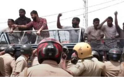 പ്രതിഷേധാഗ്നിയില്‍ കേരളം; പലയിടത്തും സംഘര്‍ഷം; ജലപീരങ്കി പ്രയോഗിച്ച് പൊലീസ്