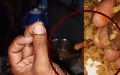 കൊല്ലത്ത് ബിരിയാണിയിൽ കുപ്പിച്ചില്ല്, തൊണ്ടയിൽ കുടുങ്ങി മുറിഞ്ഞു; ചികിത്സ തേടി യുവാവ്