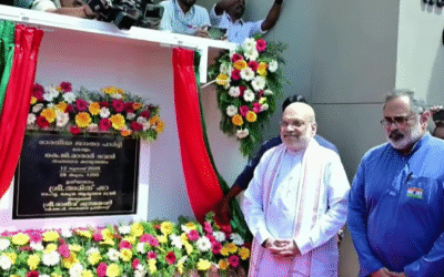 ബിജെപിക്കു പുതിയ സംസ്ഥാന കമ്മിറ്റി ഓഫീസ്; അമിത് ഷാ ഉദ്ഘാടനം ചെയ്തു