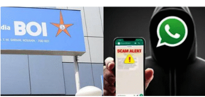 ബാങ്ക് ഓഫ് ഇന്ത്യയുടെ പേരില്‍ വാട്‌സ്ആപ്പ്‌ തട്ടിപ്പ്: പാലക്കാട് സ്വദേശിക്ക് നഷ്ടമായത് മുപ്പതിനായിരം രൂപ