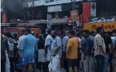 നഗരൂരിൽ നടന്ന തീപിടുത്തത്തിൽ തീ പൂർണമായി കെടുത്തി ആളപായമില്ല