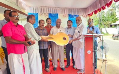 കലാനികേതൻ സാംസ്കാരിക സമിതിയും, കണിയാപുരംപള്ളിനട റസിഡൻസ് അസോസിയേഷൻ്റെയും സംയുക്താഭിമുഖ്യത്തിൽ എട്ടാമത്തെ ഭവനത്തിന്റെ താക്കോൽദാനം നിർവഹിച്ചു