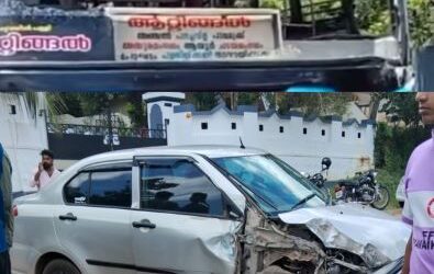 നാവായിക്കുളം വെള്ളൂർക്കോണം ഇഎസ്ഐ ആശുപത്രിക്ക് സമീപം വാഹനങ്ങൾ കൂട്ടിയിടിച്ച് അപകടം