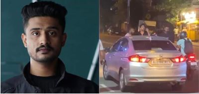 നടുറോഡില്‍ മാധവ് സുരേഷും കോണ്‍ഗ്രസ് നേതാവും തമ്മില്‍ തര്‍ക്കം