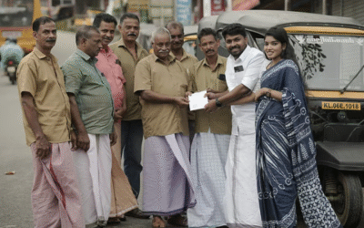 ഹരിത കര്‍മസേനയും തൊഴിലുറപ്പ് തൊഴിലാളികളും, പഞ്ചായത്ത് പ്രസിഡന്റിന്റെ സേവ് ദ ഡേറ്റ് വേറെ ലെവല്‍!