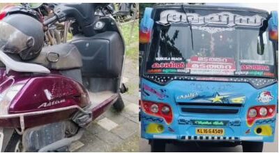 വർക്കലയിൽ വാഹനാപകടം, സ്കൂട്ടർ യാത്രക്കാരന് ദാരുണാന്ത്യം, സ്വകാര്യ ബസ് ഡ്രൈവർ കസ്റ്റഡിയിൽ