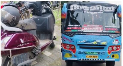 വർക്കലയിൽ വാഹനാപകടം, സ്കൂട്ടർ യാത്രക്കാരന് ദാരുണാന്ത്യം, സ്വകാര്യ ബസ് ഡ്രൈവർ കസ്റ്റഡിയിൽ