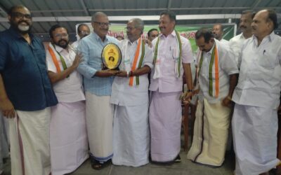 സി. മോഹന ചന്ദ്രൻ പുരസ്കാരം മംഗലപുരം എ നൗഷാദിന്  സമർപ്പിച്ചു