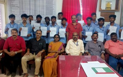 ആറ്റിങ്ങൽ ഗവ. ഐ.ടി.ഐ പ്ലേസ്മെന്റ് & കരിയർ ഗൈഡൻസ് സെല്ലിന്റെ ആഭിമുഖ്യത്തിൽ മൾട്ടി നാഷണൽ കമ്പനിയിൽ വിദ്യാർത്ഥികൾക്ക് നിയമനം