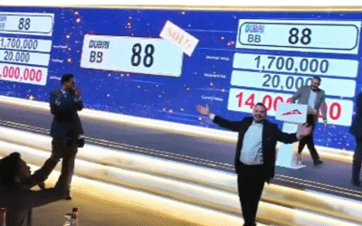 ഒരു നമ്പർ പ്ലേറ്റിന് 34 കോടി രൂപ! ദുബൈ ലേലത്തിൽ താരമായി ബി ബി 88